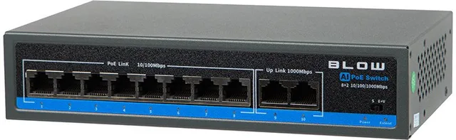 77-936 Switch blow 8xpoe 100mb 100w bl-sw10-8p 2uplink"