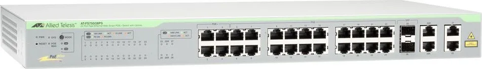 Switch Allied Telesis AT-FS750/28PS-50