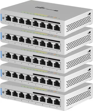 Switch Ubiquiti US-8-60W 5 szt. (US-8-60W-5)