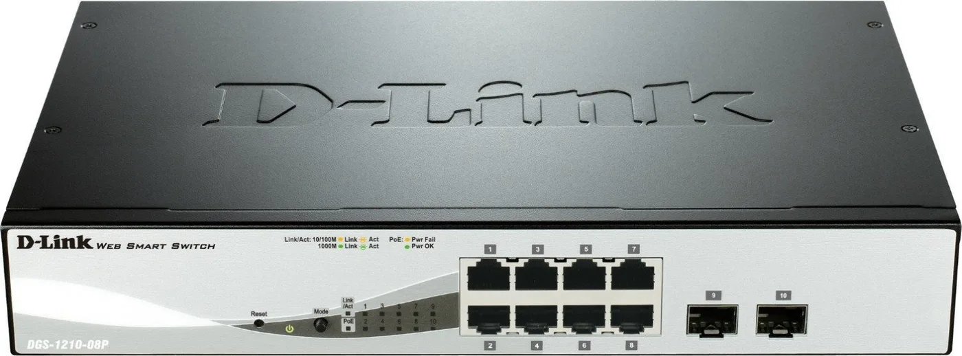 Switch D-Link DGS-1210-08P