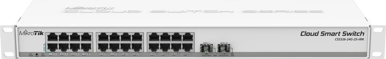 Switch MikroTik Cloud Smart Switch CSS326 (CSS326-24G-2S+RM)