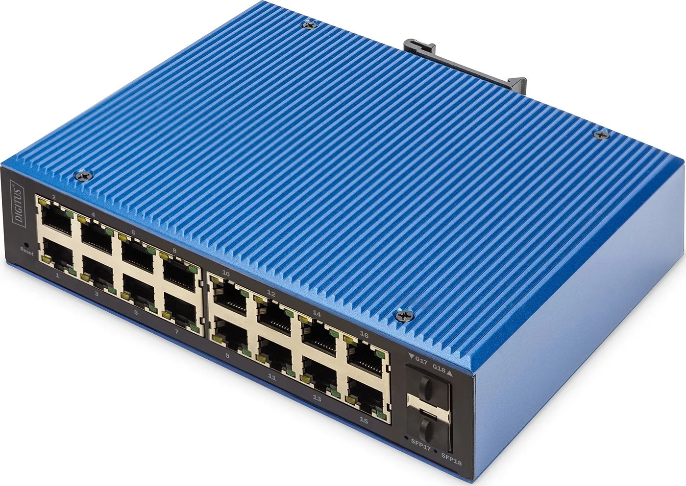 Switch Digitus INDUST 16+2PORT L2 MAN E SWITCH