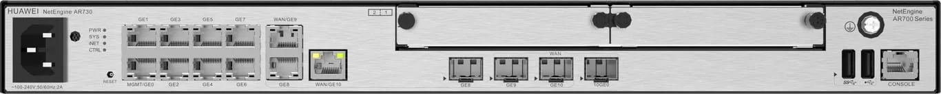 Switch Huawei Huawei NetEngine AR730 ruter Gigabit Ethernet Szary