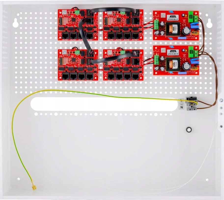 Switch Atte Zestaw do 17 kamer IP switch PoE 17P+1UP IP-17-11-H