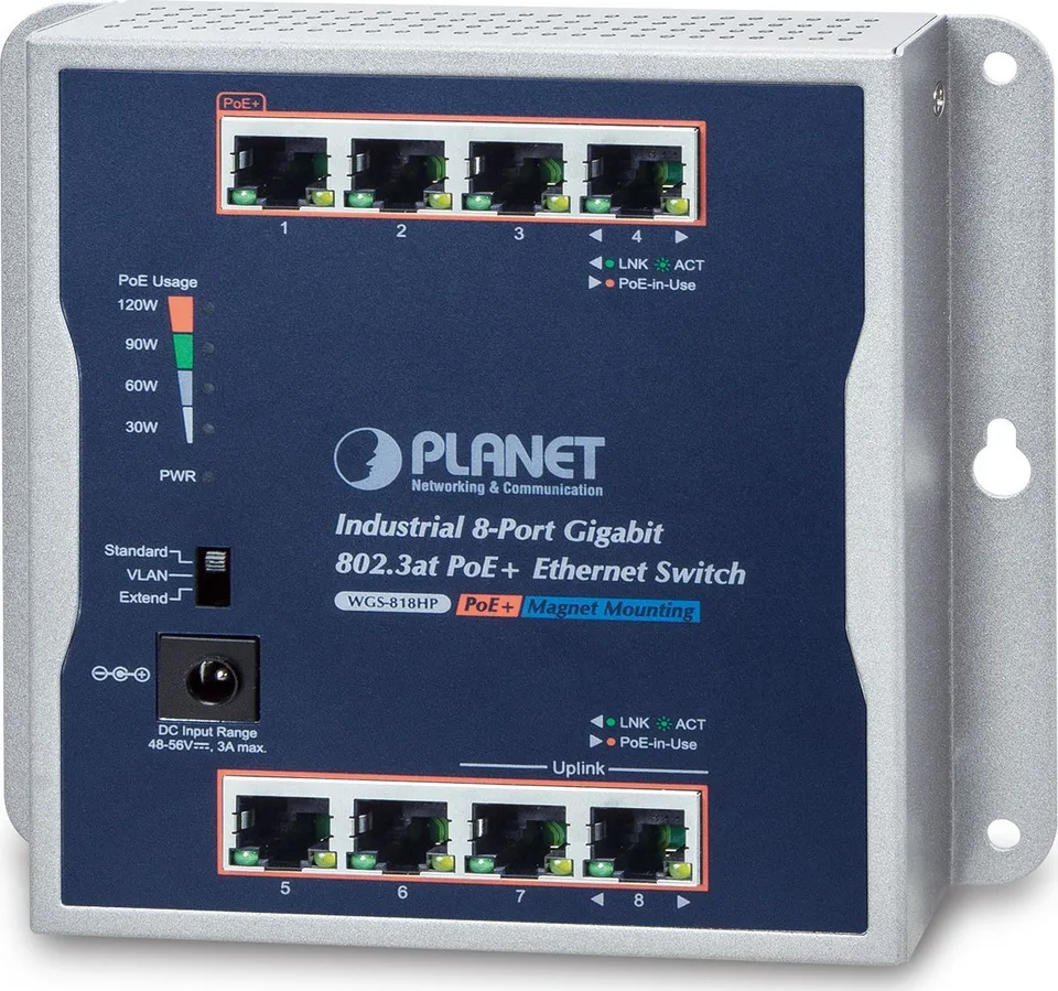 Switch PLANET WGS-818HP