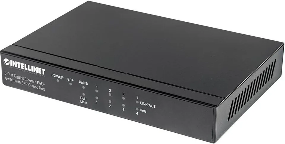 Switch Intellinet Network Solutions Gigabit 5-portowy PoE+ ze slotem SFP Combo (561174)