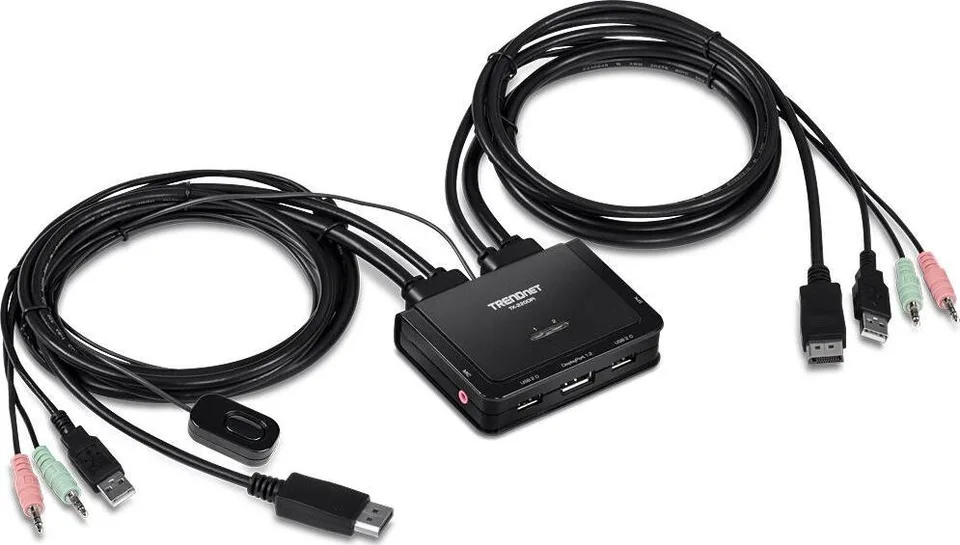 Switch TRENDnet Przełącznik KVM Trendnet TK-220DPI 1,5 m