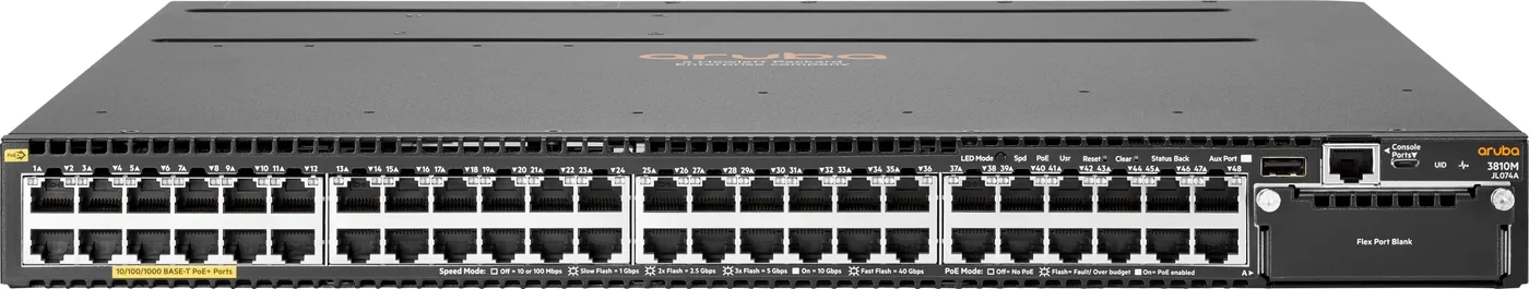Switch Aruba 3810M 48G (JL074A)