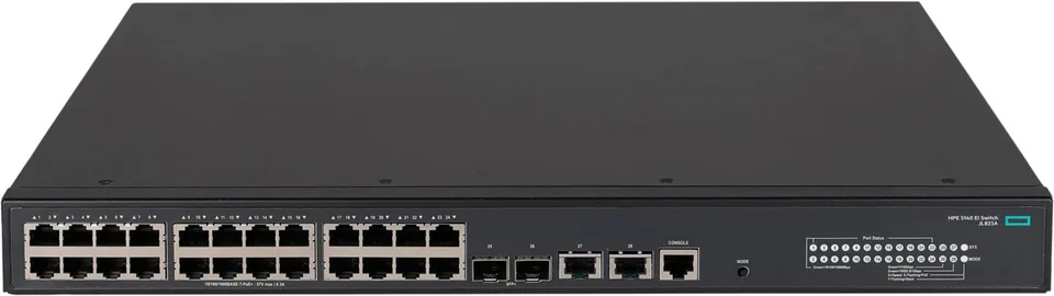 HPE 5140 24G POE+ 2SFP+ 2XGT EI Switch EU EN