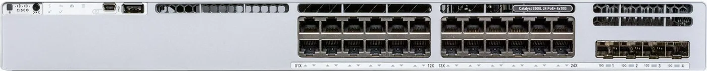 Switch Cisco Cisco CATALYST 9300L 24P POE NETWORK/ADVANTAGE 4X1G UPLINK IN