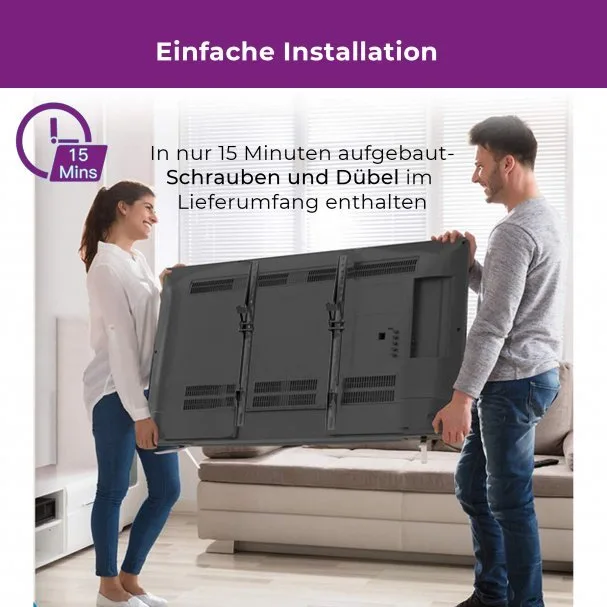 Ultron Ultron Wandhalterung Flatscreen WM200 32-60"  Neigung/Winkel