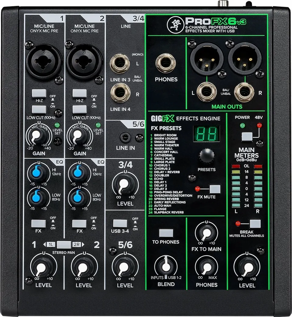 Mikser Mackie ProFX6v3 (2051299-01)