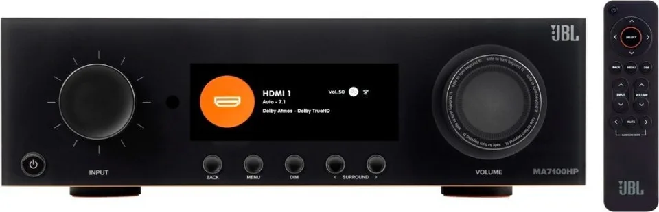 JBL JBL MA7100HP AMPLITUNER KINA DOMOWEGO SIECIOWY 7.2 125 W 8K Wi-Fi Bluetooth Dolby Atmos