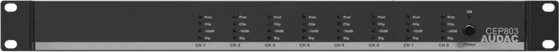 Audac AUDAC CEP803 Energooszczędny wzmacniacz ośmiokanałowy, 8 x 30W, 70/100 V, 4 Ohm
