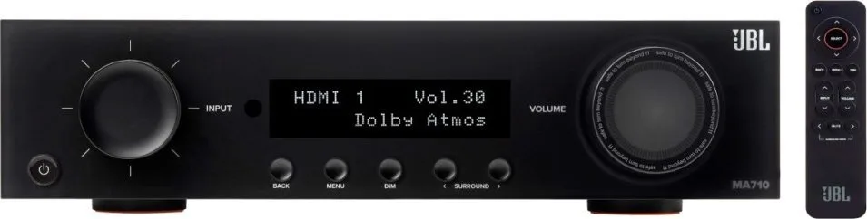 JBL JBL MA710 AMPLITUNER KINA DOMOWEGO SIECIOWY 7.2 110 W 8K Wi-Fi Bluetooth Dolby Atmos