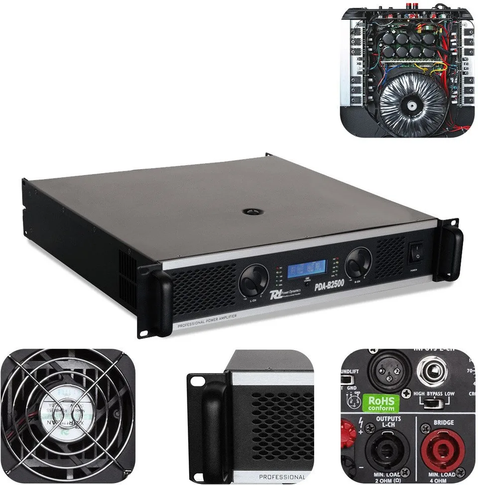 Profesjonalny Wzmacniacz PDA-B2500 Power Dynamics one size