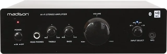 Wzmacniacz stereo HIFI 2x 25W RMS BT NFC MAD1000 Madison one size
