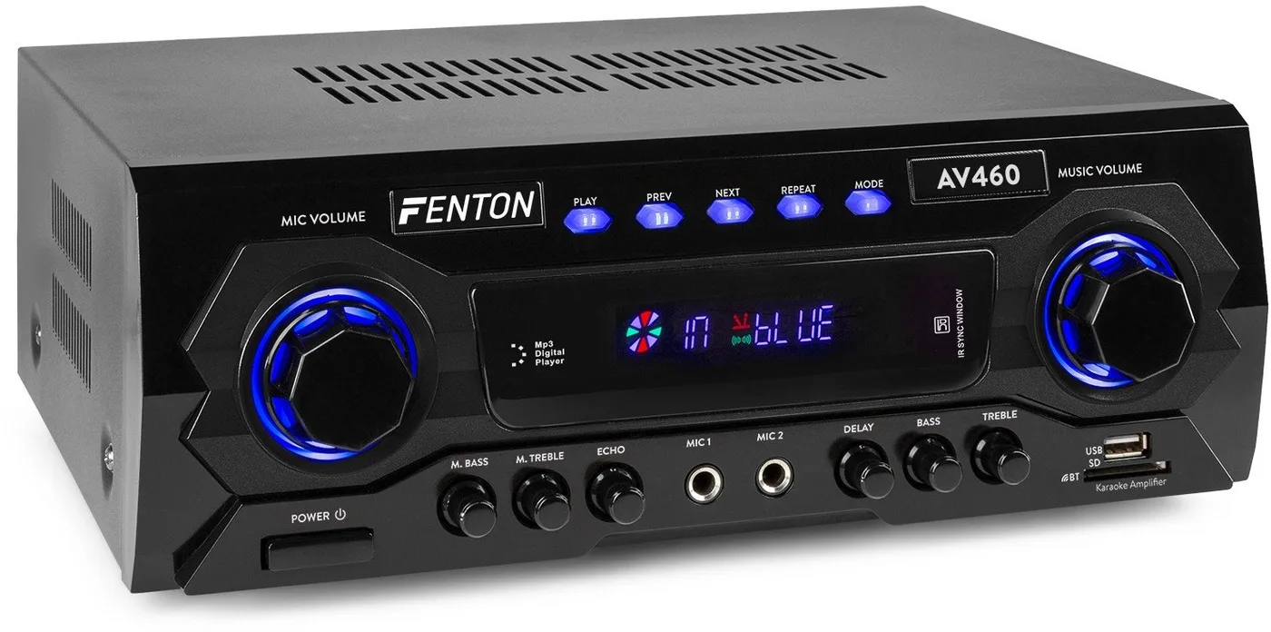 Wzmacniacz karaoke 2x 250W BT pilot AV460 Fenton one size