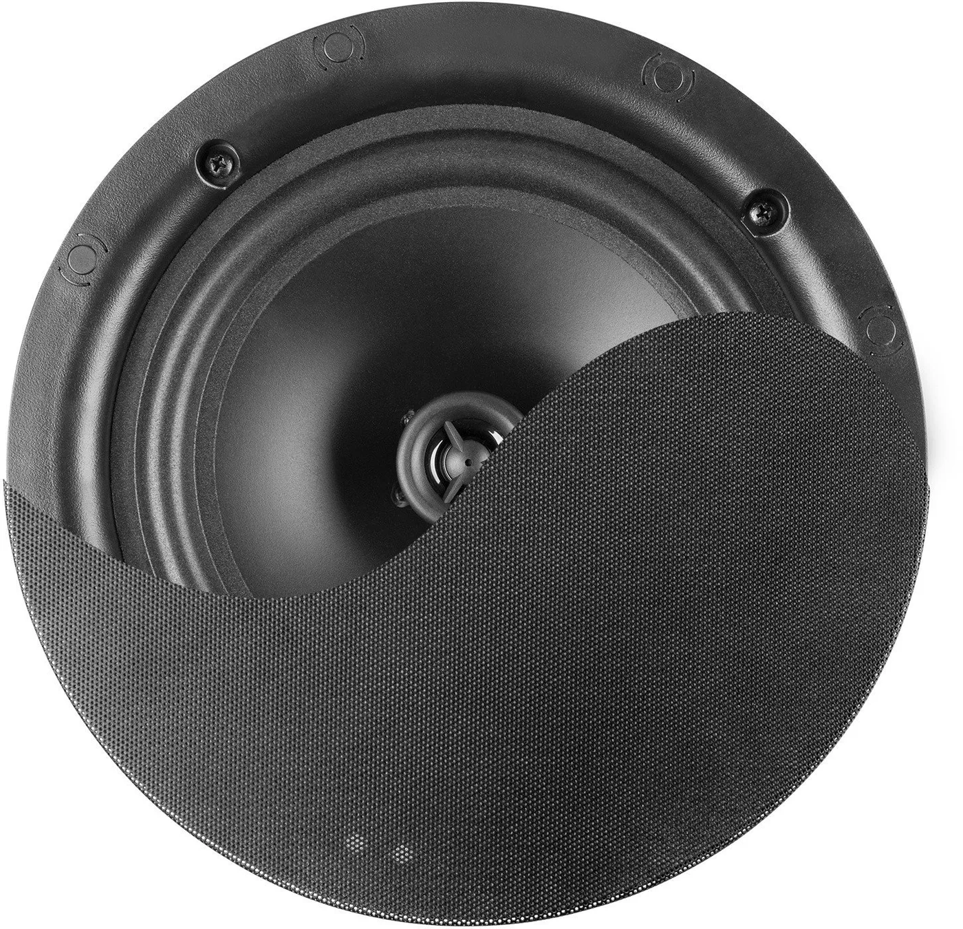 Niskoprofilowy głośnik sufitowy NCSS8B 2-drożny 8" czarny one size