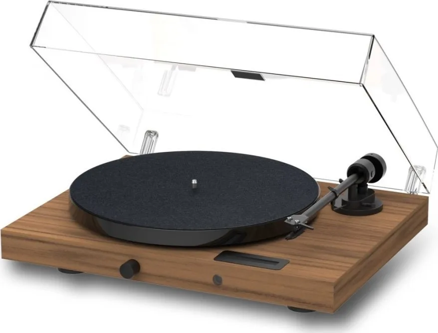 Pro-Ject JukeBox E1 + OM5e  Gramofon, System all-in-one / Plug and Play z Bluetooth, orzech