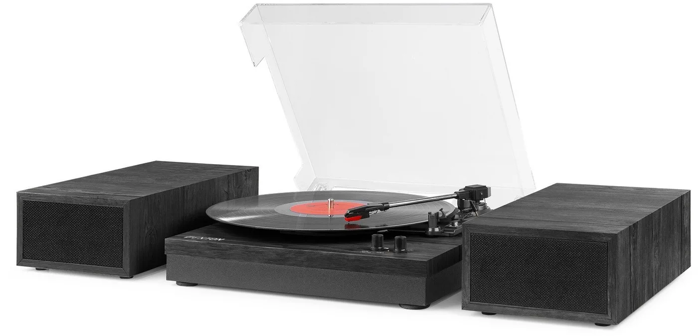 Gramofon RP165B Fenton głośniki BT czarny one size