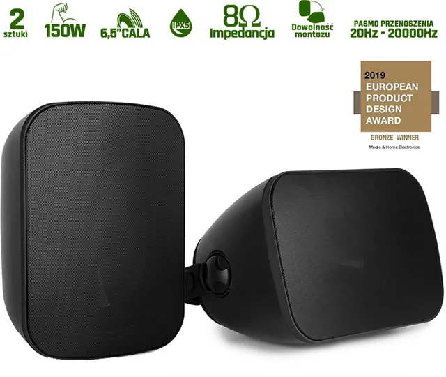 Kolumny instalacyjne 150W Power Dynamics  BD65B one size