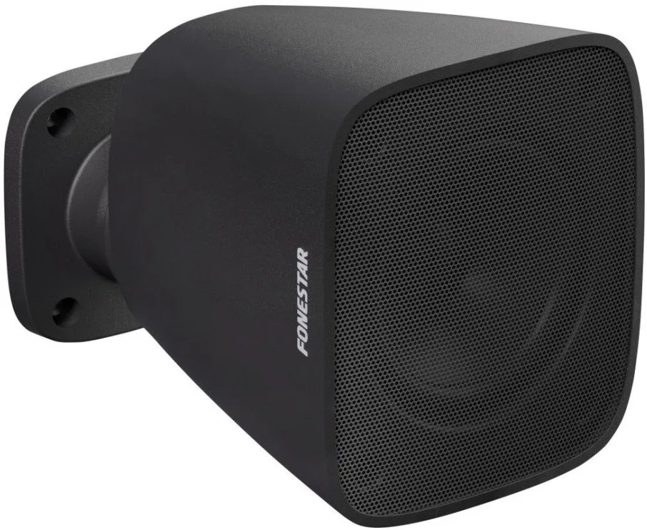 Fonestar SONORA-3N - Głośnik ścienny o minimalistycznych wymiarach, 12 W RMS, czarny