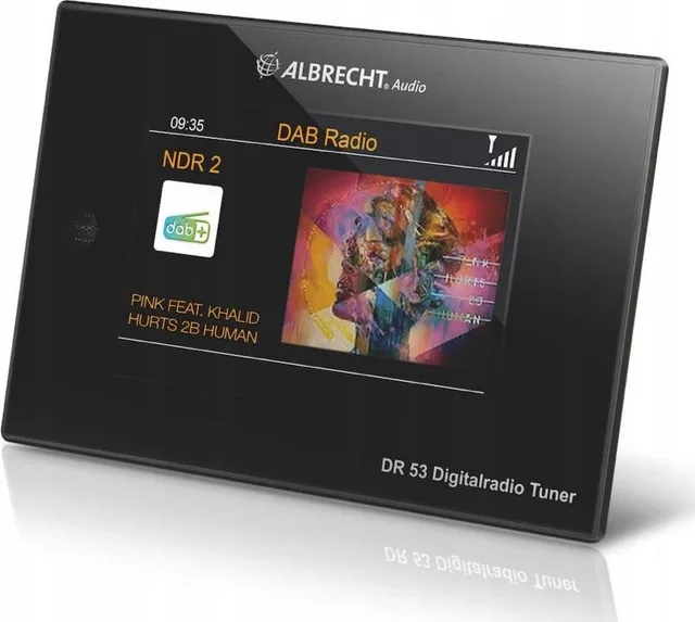 Radio Albrecht Albrecht DR 53, Digitalradio Tuner, DAB+/UKW, Bluetooth, schwarz