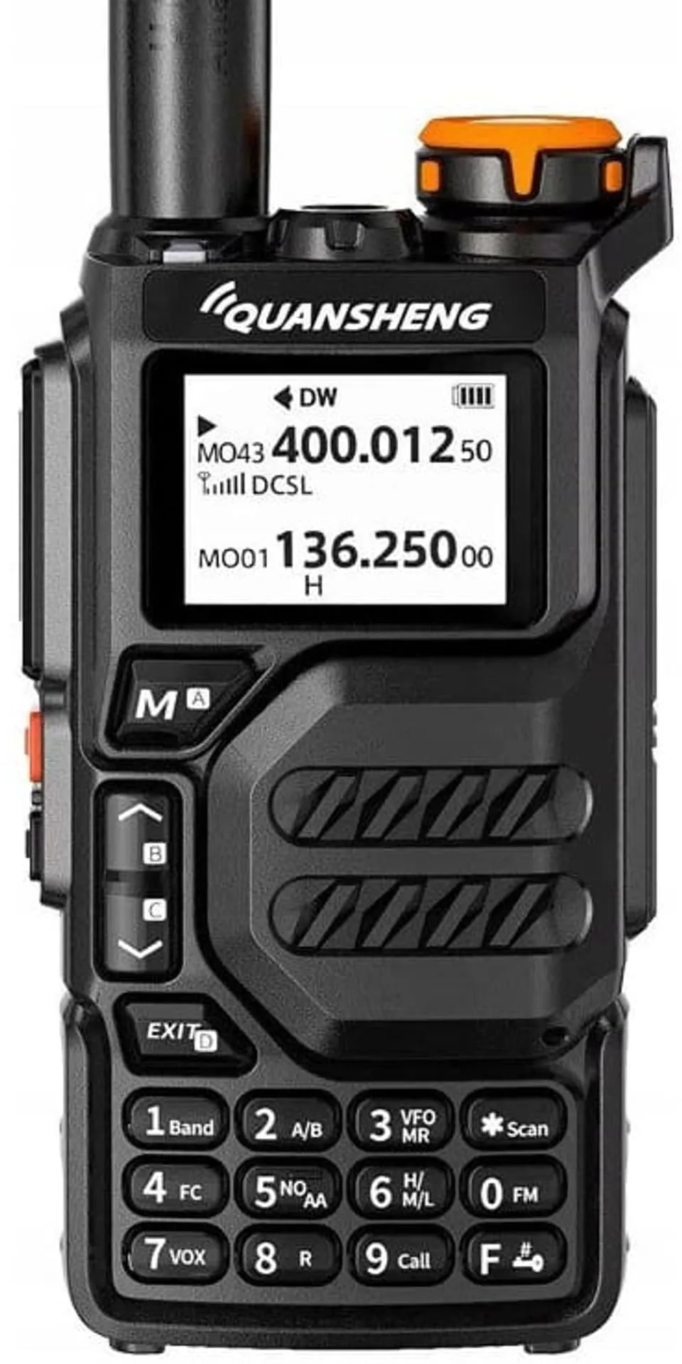 Quansheng UV-K5 5W VHF/UHF airband 50-600MHz FM USB-C
