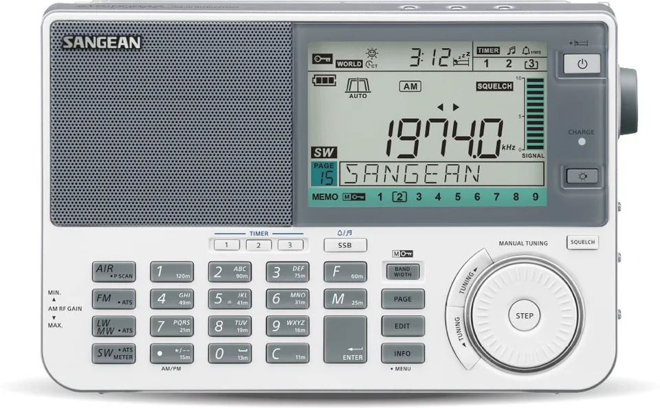 Sangean ATS-909 X2 world radio, white