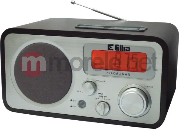 Radio Eltra Radio KORMORAN USB Srebrny - kormoran srebrny