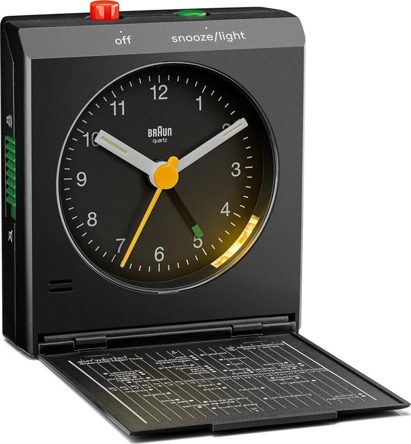 Radiobudzik Braun BC 05 B  Quartz Foldable Alarm Clock Black