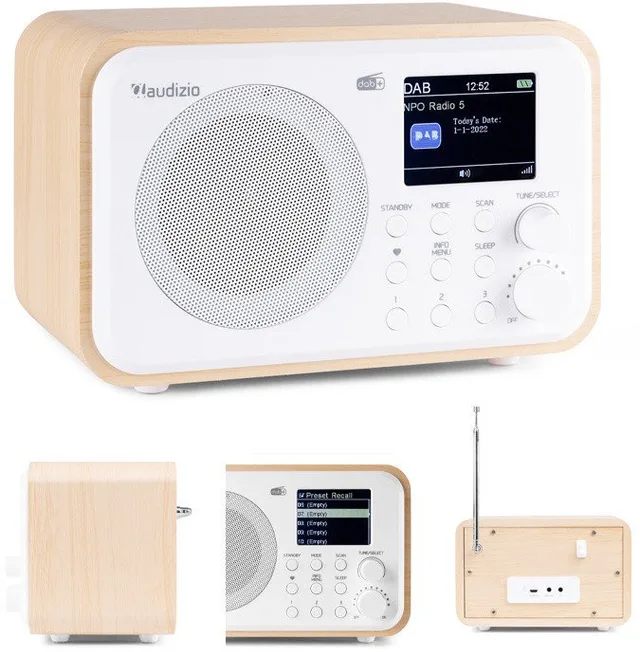 Radio Milan DAB radio z akumulatorem białe one size