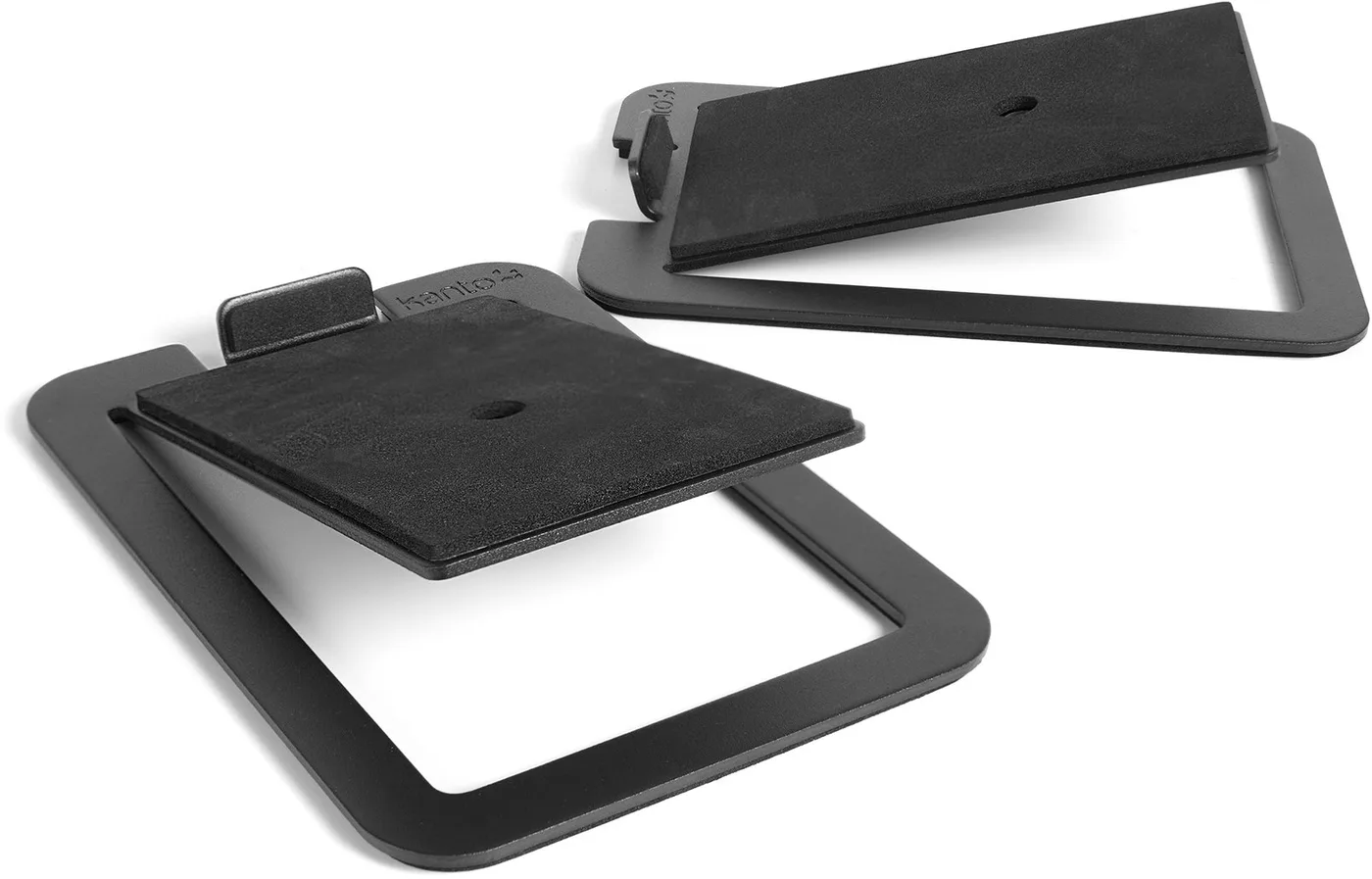 KANTO AUDIO DESKTOP SPEAKER STANDS FOR MIDSIZE SPEAKERS - BLACK (PAIR)