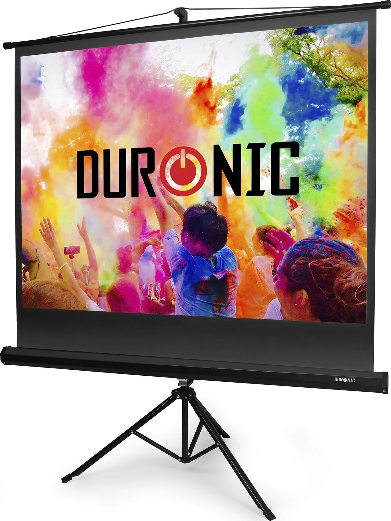 Ekran do projektora Duronic Duronic TPS86 4:3 Ekran do projektora na statywie    | sala konferencyjna | kino domowe | mata proje