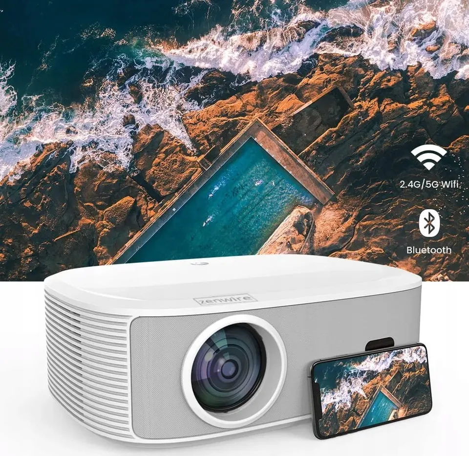 Projektor Triton Projektor Rzutnik Full HD 4K 24000lm 800 Ansi WiFi 2.4/5 Ghz SMART TV Linux Netflix Youtube Amazon MULTIMEDIALN