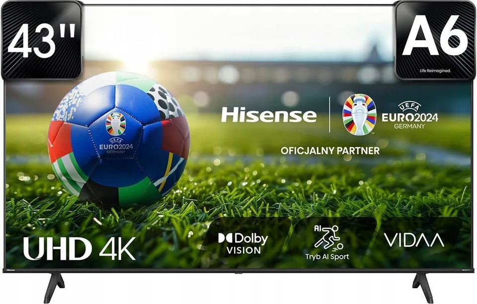 Telewizor Hisense Telewizor LED 43 cale 43A6N