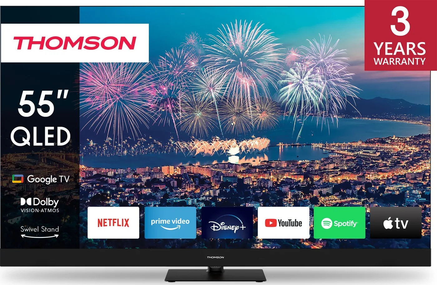 Telewizor Thomson 55QG6C14 QLED 55'' 4K Ultra HD Google TV