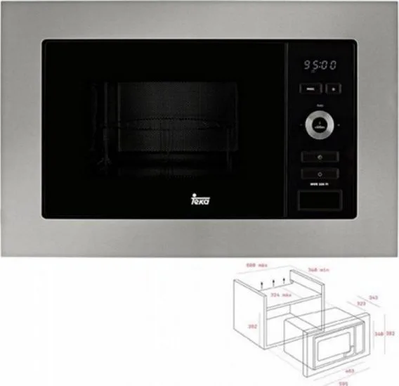 Kuchenka mikrofalowa Teka Grill Teka MWE225FI 20 L 800W 1000W 800 W (20 L)