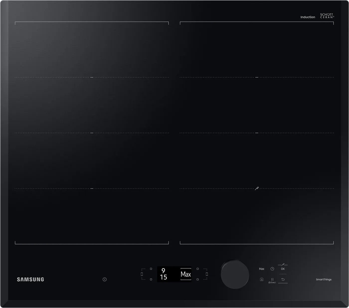 Płyta grzewcza Samsung Płyta Indukcyjna Samsung NZ64B7799KKU1 59 cm 7400 W