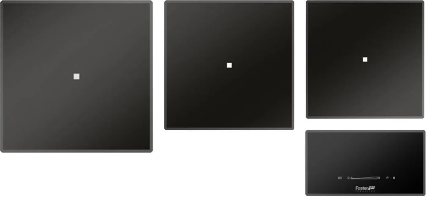 Foster 7365030 Modular Quadra Płyta indukcyjna 27-30-35 cm czarne szkło