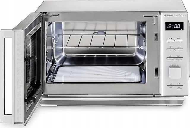 Caso | Microwave Oven with Grilis | MG 20 Cube | Free standing | 800 W | Grilis | Sidabrinis