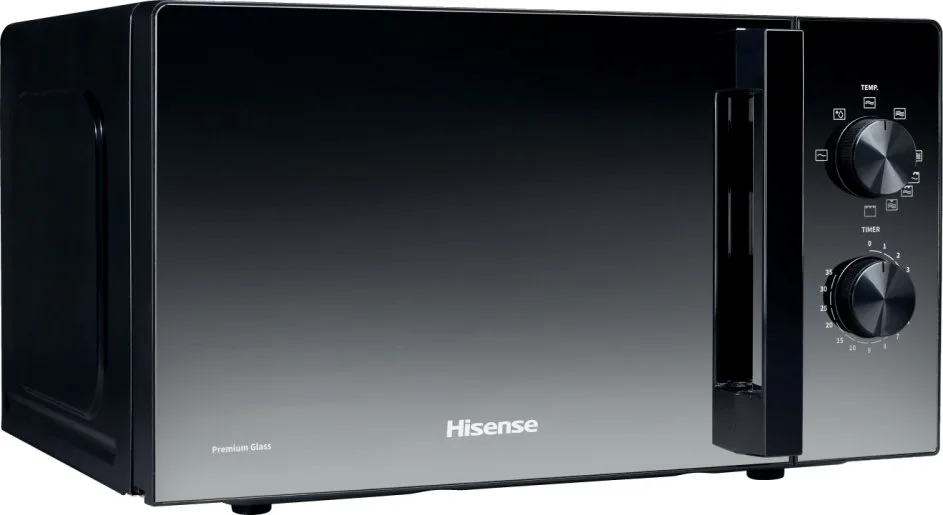 Hisense  20 L  700 W  spogulvirsma/melna - Mikrovilnu krasns