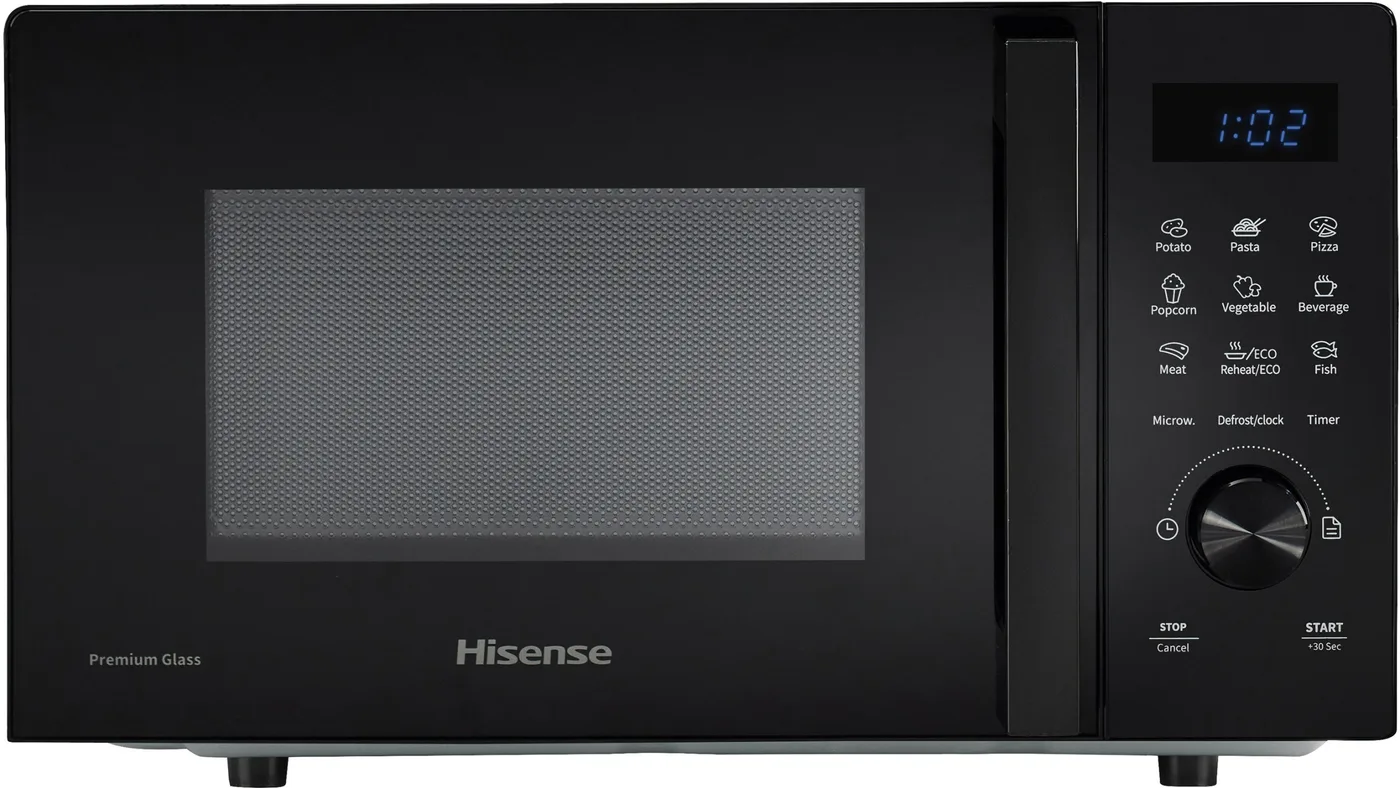 Hisense  20 L  melna - Mikrovilnu krasns