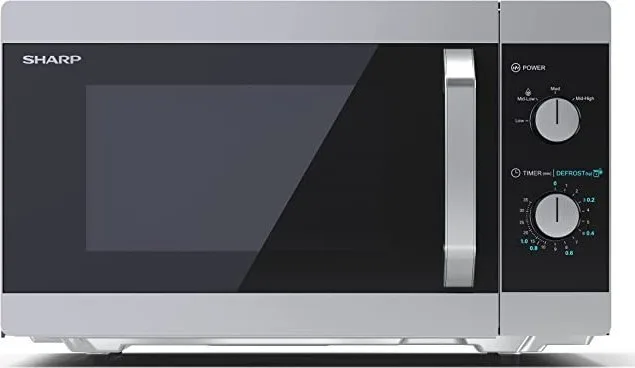 Kuchenka mikrofalowa Sharp Sharp | Microwave orkaitė | YC-MS31E-S | Free standing | 900 W | Sidabrinis