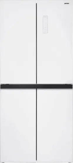 Lodówka z zamrażalnikiem dolnym Multi Door Total Full No Frost MPM-434-SBF-08 białe szkło