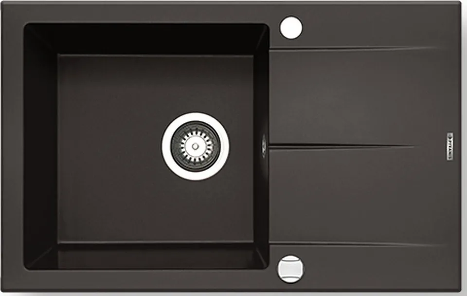 Pyramis Zlew Pyramis Keros 76x48 1B1D karbon 070189711