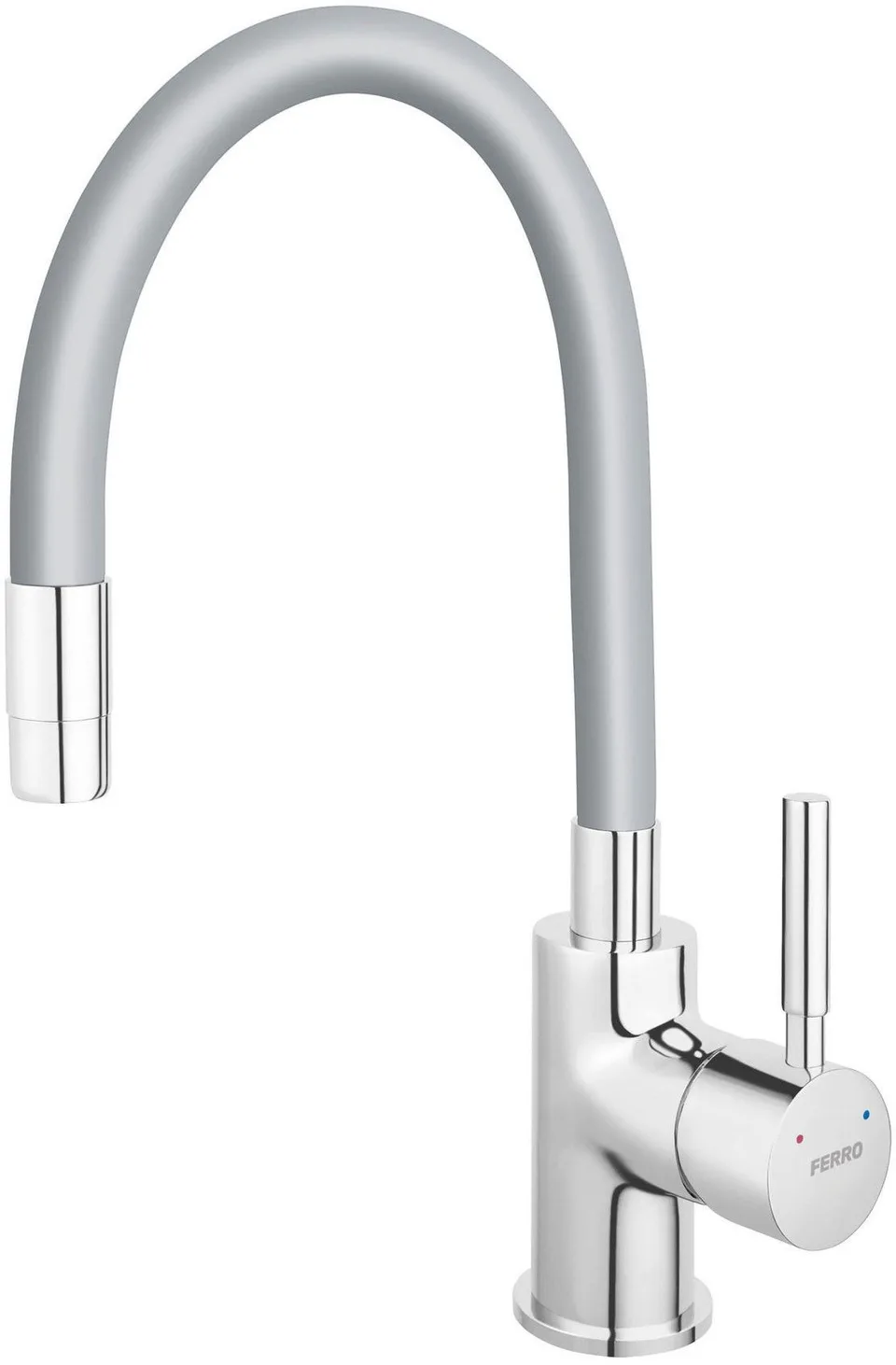 FERRO FITNESS sink mixer, with silver spout