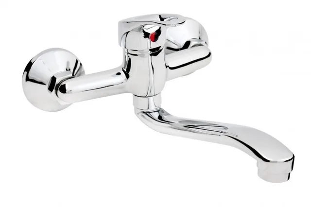 Bateria kuchenna Hydroland Atut ścienna chrom (B394)