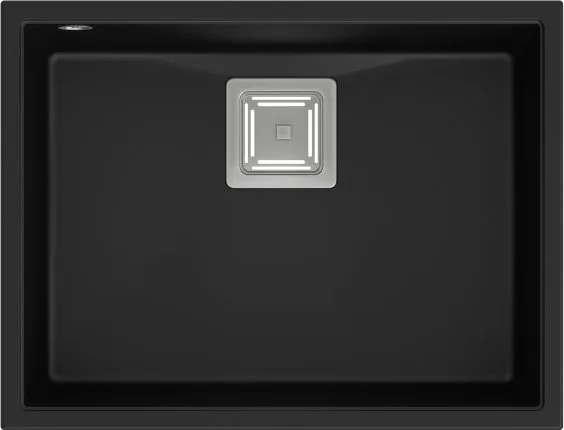 Zlewozmywak Quadron DAVID 50 GraniteQ pure carbon/elementy stalowe